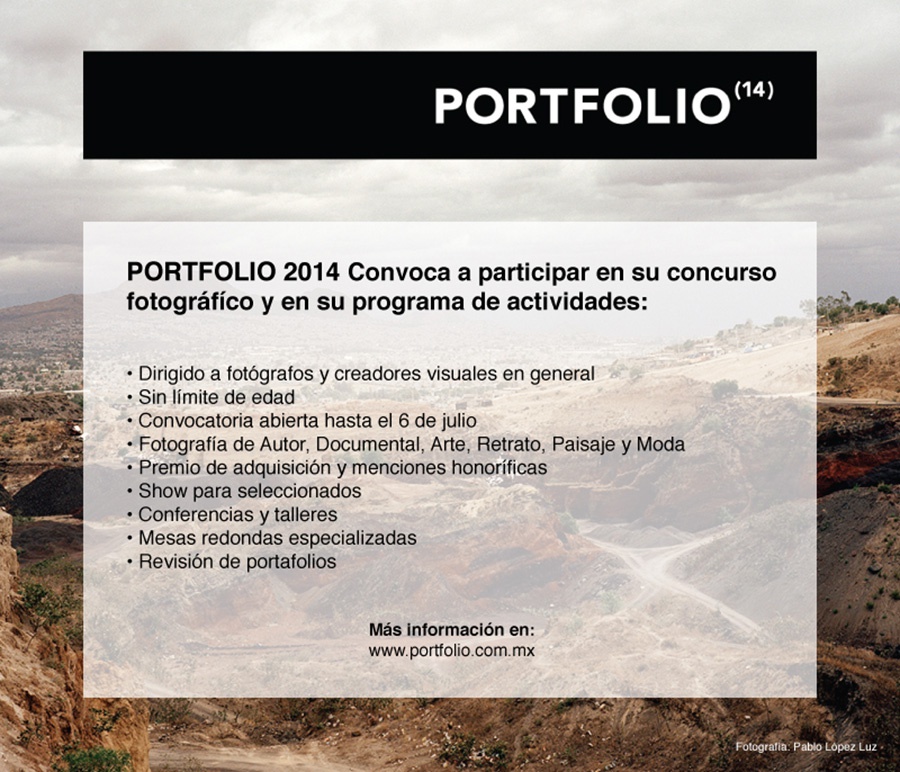 Lee más sobre el artículo PORTFOLIO 2014 | CONVOCATORIA