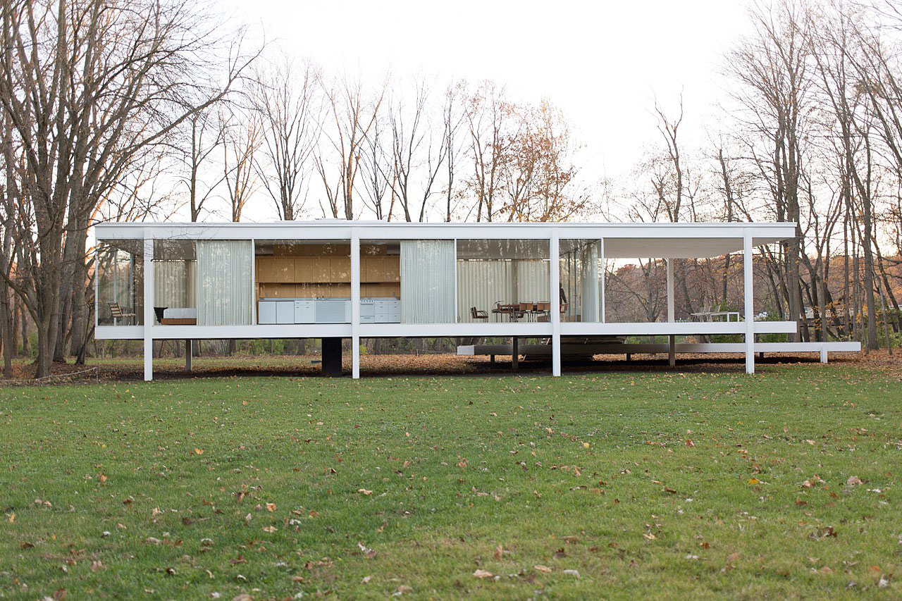 Farnsworth House obra de Mies van der Rohe