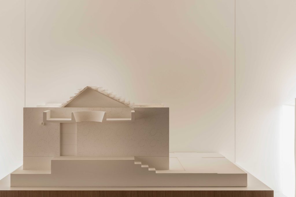 Maqueta arquitectónica de la exposición Crafting Atmosphere de Materia + Gustavo Carmona.