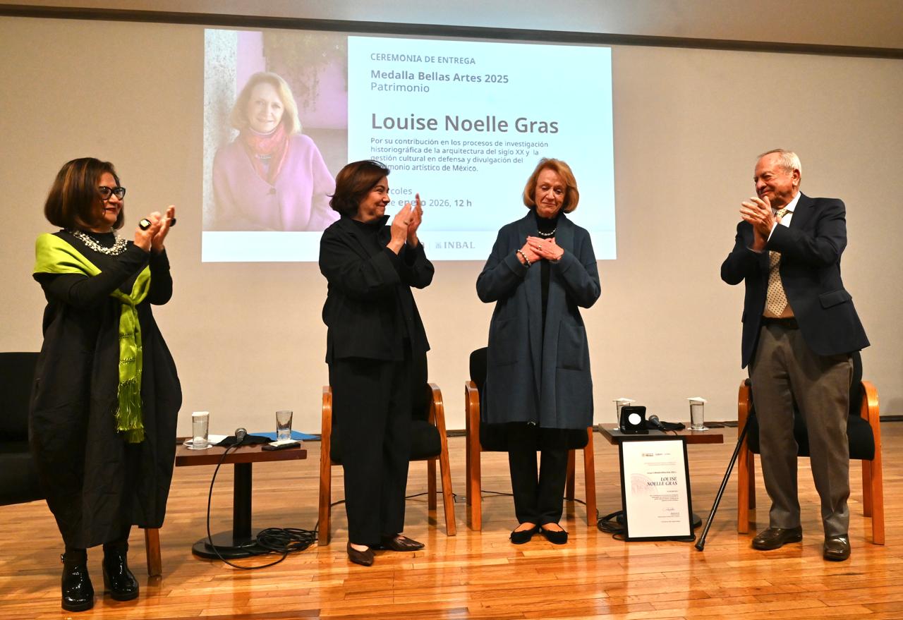 Lee más sobre el artículo Louise Noelle Gras recibe la Medalla Bellas Artes 2025 por su defensa del patrimonio arquitectónico